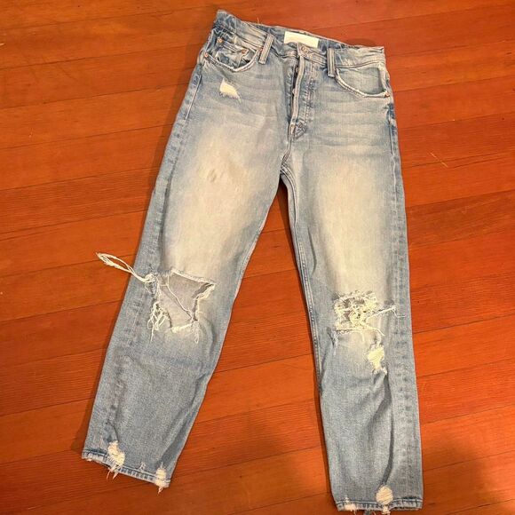 Mother Superior The Tomcat The Confessions High Waist Distressed Jeans 27 - Picture 2 of 7